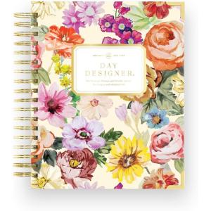Day Designer 2026-27 Weekly Planner, July 2026 – June 2027, 7.4×9.5 Page Size, Glossy Laminated Cover (Black Stripe – 2026-27)(Oh So Lovely – 2026-27)
