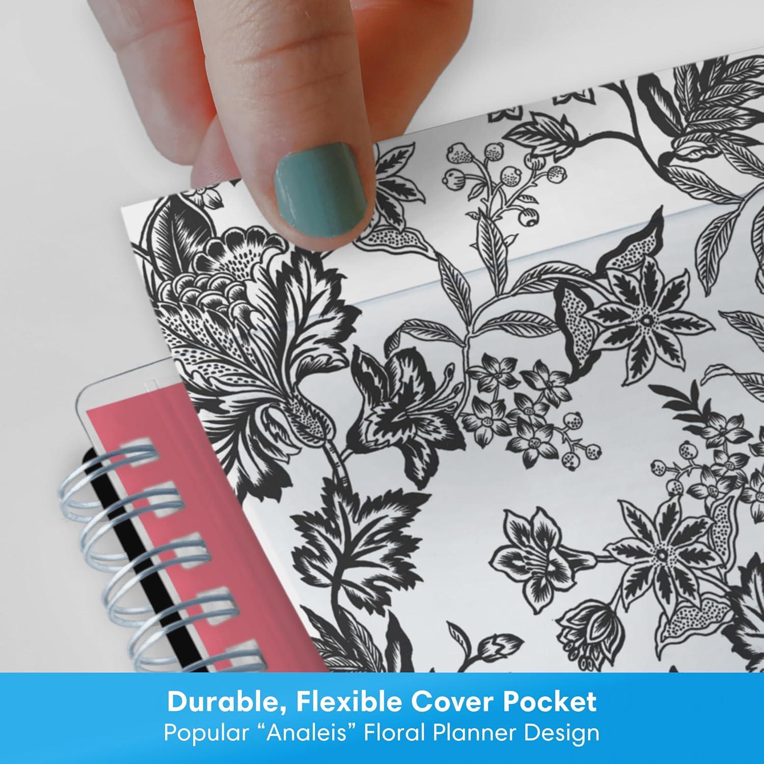imageBlue Sky 20262027 Weekly and Monthly Academic Year Planner Calendar July 2026 June 2027 85 x 11 Flexible Pocket Cover Wirebound Storage Pocket AnaleisAnaleis 20262027