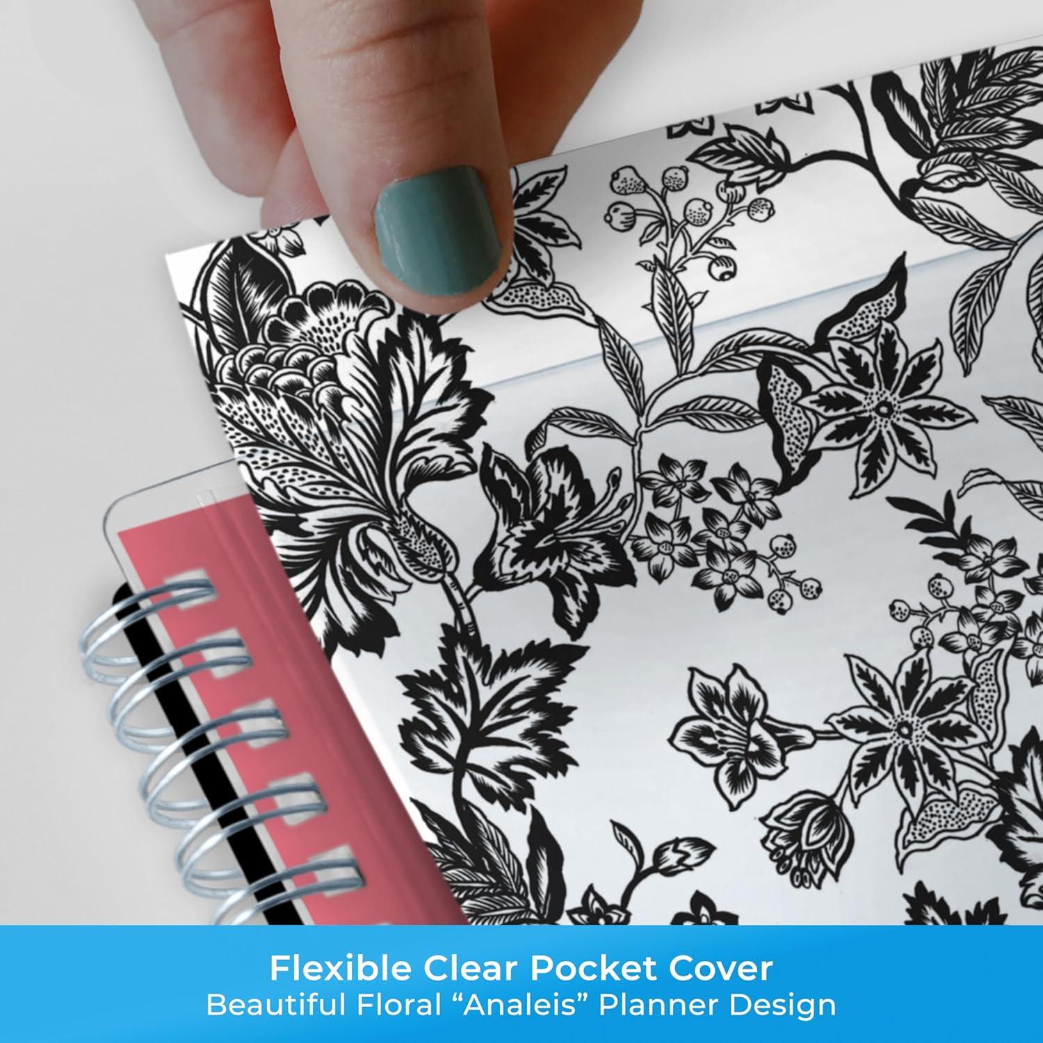 imageBlue Sky 20262027 Weekly and Monthly Academic Year Planner Calendar July 2026 June 2027 85 x 11 Flexible Pocket Cover Wirebound Storage Pocket AnaleisAnaleis 20252026
