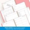 Blue Sky 2026-2027 Weekly and Monthly Academic Year Planner Calendar, July 2026 – June 2027, 8.5″ x 11″, Flexible Cover With Pockets, Wirebound, Storage Pocket, Catira(Catira- 2026/2027)