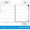 Blue Sky 2026-2027 Weekly and Monthly Academic Year Planner Calendar, July 2026 – June 2027, 8.5″ x 11″, Flexible Pocket Cover, Wirebound, Storage Pocket, Analeis(Analeis- 2026/2027)