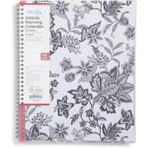 Blue Sky 2026-2027 Weekly and Monthly Academic Year Planner Calendar, July 2026 – June 2027, 8.5″ x 11″, Flexible Pocket Cover, Wirebound, Storage Pocket, Analeis(Analeis- 2025/2026)