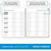 Blue Sky 2026-2027 Weekly and Monthly Academic Year Teacher Lesson Planner Calendar, July 2026 – June 2027, 8.5″ x 11″, Flexible Cover, Wirebound, Laminated Tabs, Storage Pocket, Prairie Aqua(Prairie Aqua- 2026/2027)