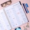 Blue Sky 2026-2027 Weekly and Monthly Academic Year Teacher Lesson Planner Calendar, July 2026 – June 2027, 8.5″ x 11″, Flexible Cover, Wirebound, Laminated Tabs, Storage Pocket, Solid Navy(Navy- 2026/2027)