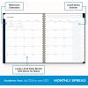 Blue Sky 2026-2027 Weekly and Monthly Academic Year Teacher Lesson Planner Calendar, July 2026 – June 2027, 8.5″ x 11″, Flexible Cover, Wirebound, Laminated Tabs, Storage Pocket, Solid Navy(Navy- 2026/2027)