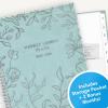 Blue Sky 2026-2027 Weekly and Monthly Academic Year Teacher Lesson Planner Calendar, July 2026 – June 2027, 8.5″ x 11″, Flexible Cover, Wirebound, Laminated Tabs, Storage Pocket, Prairie Aqua(Prairie Aqua- 2025/2026)