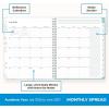 Blue Sky 2026-2027 Weekly and Monthly Academic Year Teacher Lesson Planner Calendar, July 2026 – June 2027, 8.5″ x 11″, Flexible Cover, Wirebound, Laminated Tabs, Storage Pocket, Prairie Aqua(Prairie Aqua- 2026/2027)