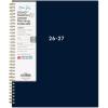 Blue Sky 2026-2027 Weekly and Monthly Academic Year Teacher Lesson Planner Calendar, July 2026 – June 2027, 8.5″ x 11″, Flexible Cover, Wirebound, Laminated Tabs, Storage Pocket, Solid Navy(Navy- 2026/2027)