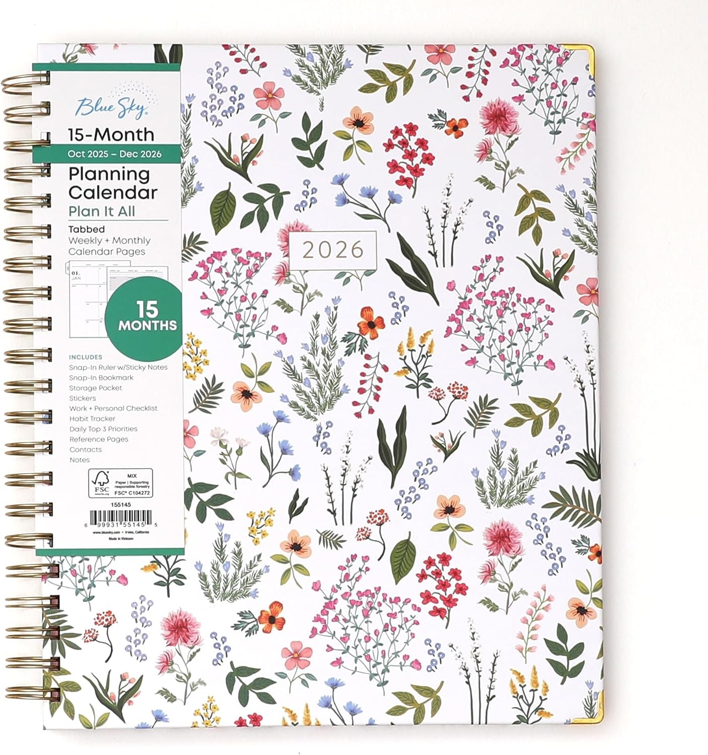 image:imageBlue Sky 2027 15Month Weekly amp Monthly Planner 85x11 LondonberryLondonberry 2026