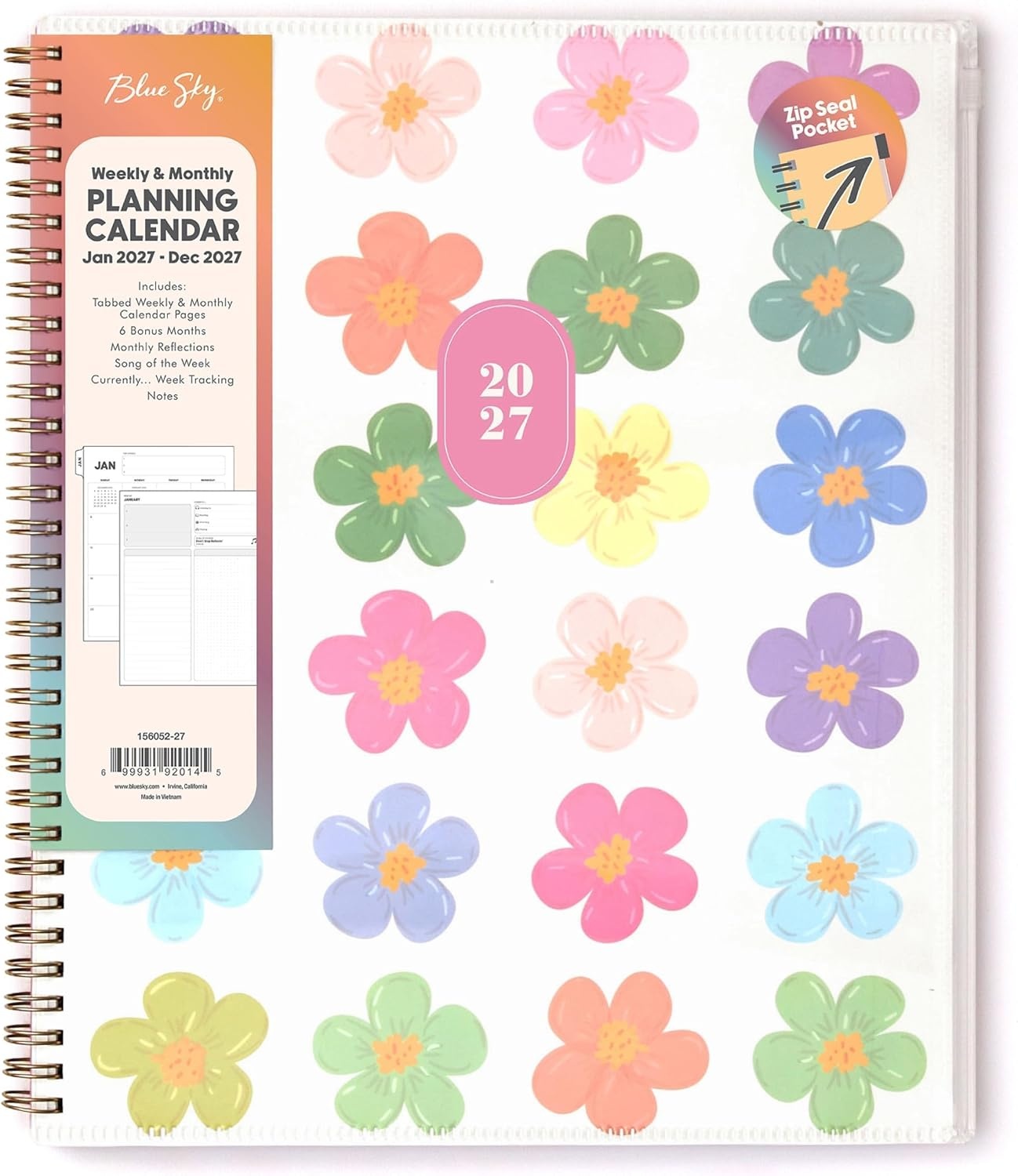 image:imageBlue Sky Gen Z 2027 Weekly amp Monthly Planner Calendar 5x8 CapriCapri 2027