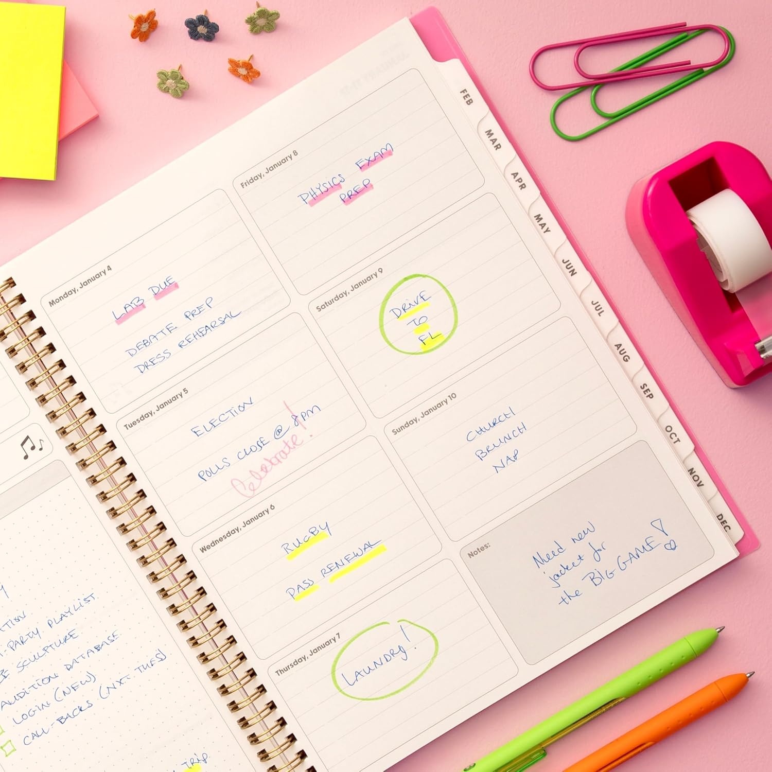 image:imageBlue Sky Gen Z 2027 Weekly amp Monthly Planner Calendar 5x8 CapriCapri 2027