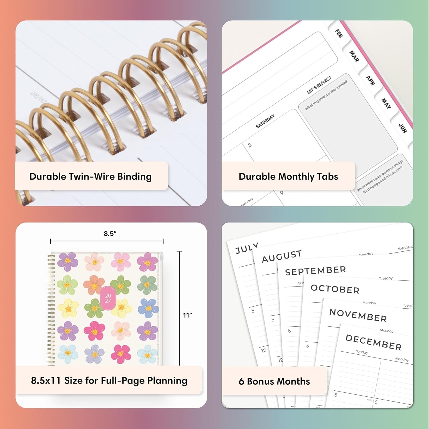 image:imageBlue Sky Gen Z 2027 Weekly amp Monthly Planner Calendar 5x8 CapriCapri 2027