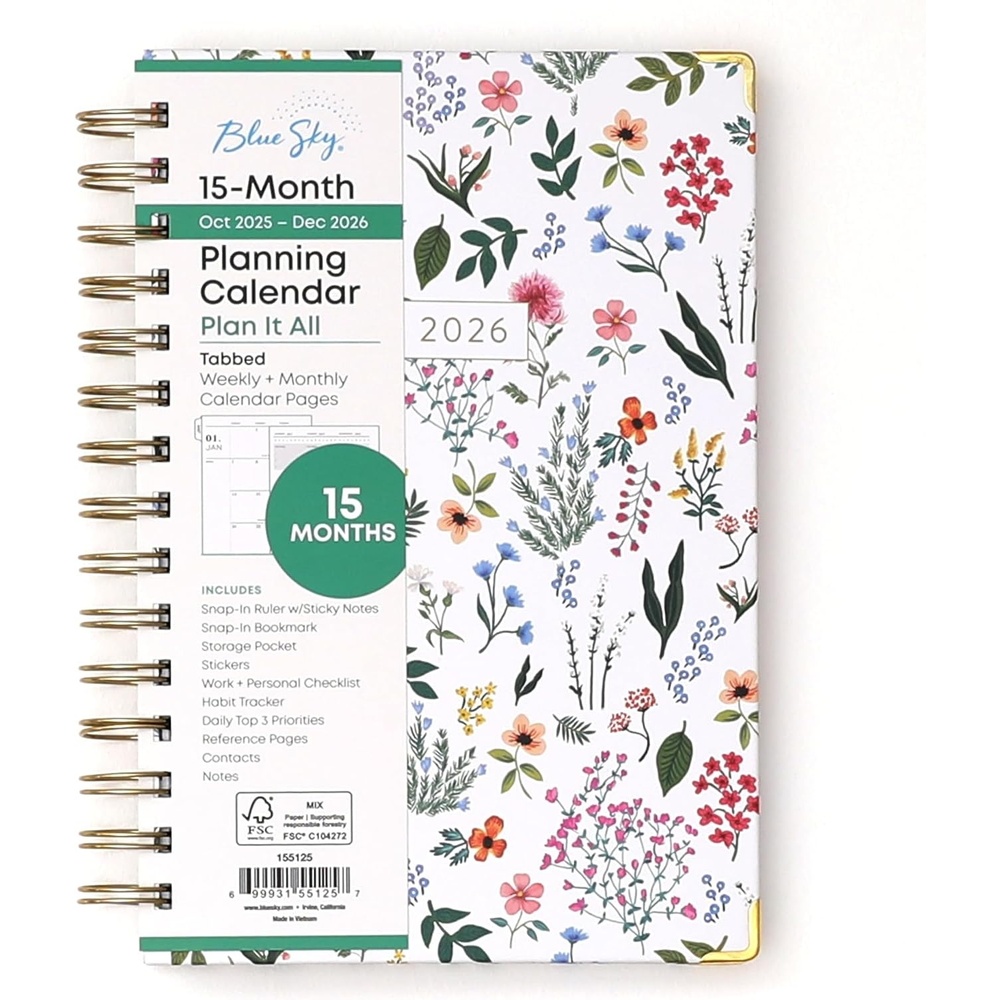 image:imageBlue Sky 2027 15Month Weekly amp Monthly Planner 85x11 LondonberryLondonberry 2026
