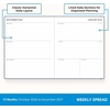 Blue Sky 2027 15-Month Weekly & Monthly Planner, 8″x10″, Steel Blue
