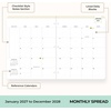 Blue Sky 2027 24-Month Monthly Planner, 8.5″x11″, Orange Blossom Mint(Orange Blossom Mint- 2027)
