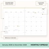 Blue Sky 2027 24-Month Monthly Planner Calendar, 8.5″x11″, Coming Up Roses(Coming Up Roses- 2026)