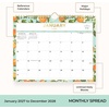 Blue Sky 2027 Monthly Wall Calendar, 11″x8.75″, Orange Blossom Mint(Orange Blossom Mint- 2027)
