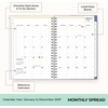 Blue Sky 2027 Weekly & Monthly Planner Calendar, 5″x8″, Serenity Tile Blue(Serenity Tile Blue- 2027)