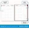 Blue Sky 2027 Weekly and Monthly Planner Calendar, 8.5″x11″, Yeehaw Mauve