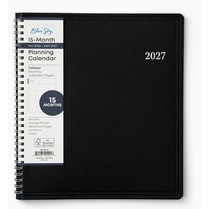 Blue Sky 2027 15-Month Monthly Planner Calendar, 8″x10″, Enterprise(Enterprise- 2027)