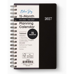 Blue Sky 2027 15-Month Weekly & Monthly Planner, 3.625″x6.125″, Enterprise(Enterprise- 2027)
