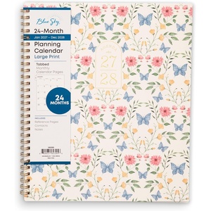 Blue Sky 2027 24-Month Monthly Planner Calendar, 8″x10″, Large Print, Moyer(Moyer- 2027)