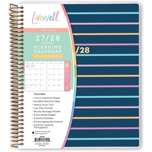 Blue Sky LiveWell 2027 24-Month Monthly Planner Calendar, 7″x9″, Lindana(Lindana- 2027)