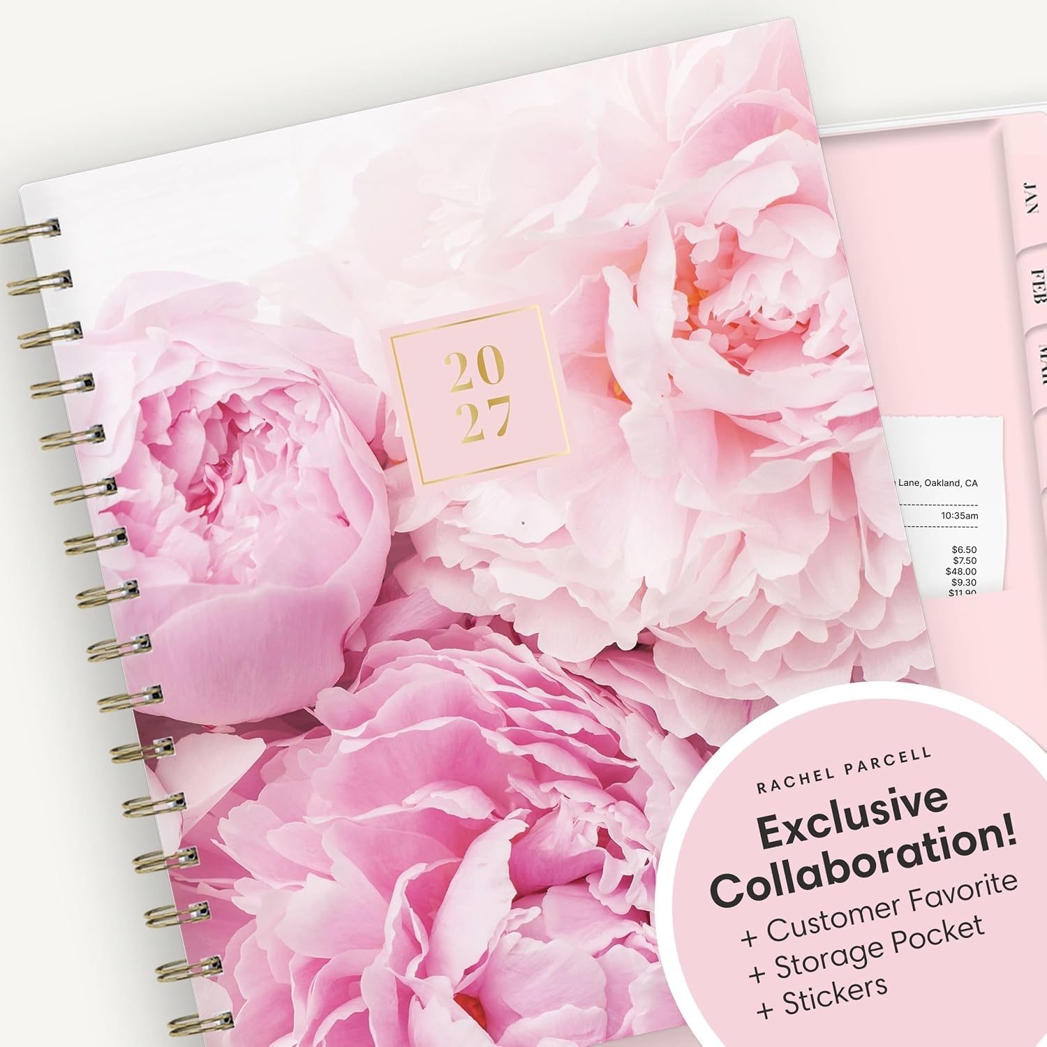 image:imageBlue Sky Rachel Parcell 2027 Daily amp Monthly Planner Calendar 7x9 PeonyPeony 2027
