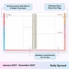 Blue Sky LiveWell 2027 Daily & Monthly Planner Calendar, 7″x9″, Navy(Navy- 2027)