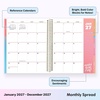 Blue Sky LiveWell 2027 Daily & Monthly Planner Calendar, 7″x9″, Navy(Navy- 2027)