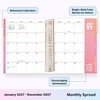 Blue Sky LiveWell 2027 Daily and Monthly Planner Calendar, 7″x9″, Nova Navy