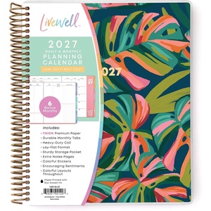 Blue Sky LiveWell 2027 Daily & Monthly Planner Calendar, 7″x9″, Waimea(Waimea- 2027)