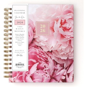 Blue Sky Rachel Parcell 2027 Daily & Monthly Planner Calendar, 7″x9″, Peony(Peony- 2026)