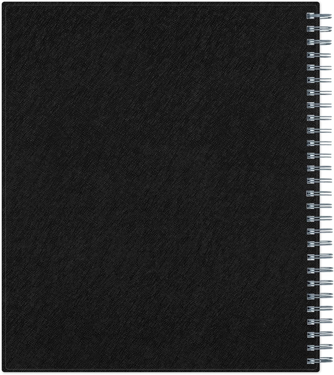image:imageBlue Sky 2027 18Month Monthly Planner 8x10 Large Print Solid BlackSolid Black 2027