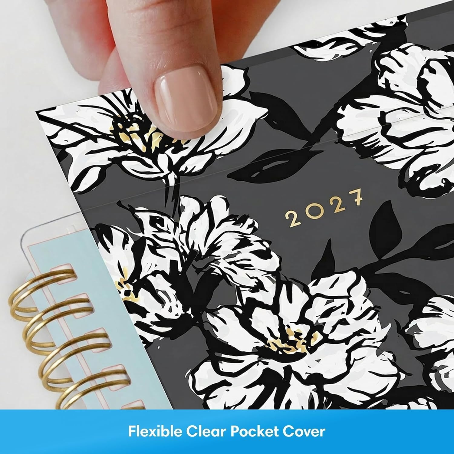image:imageBlue Sky 2027 Monthly Planner Calendar 8x10 Baccara DarkBaccara Dark 2027