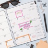 Blue Sky 2027 18-Month Monthly Planner, 8″x10″, Large Print, Solid Black(Solid Black- 2027)