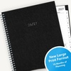 Blue Sky 2027 18-Month Monthly Planner, 8″x10″, Large Print, Solid Black(Solid Black- 2027)