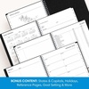 Blue Sky 2027 18-Month Monthly Planner, 8″x10″, Large Print, Solid Black(Solid Black- 2027)