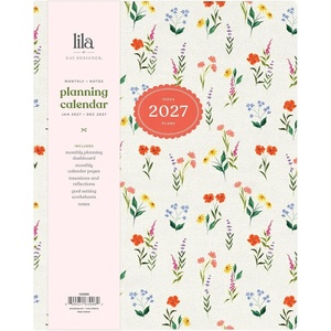 Blue Sky 2027 Monthly Planner Calendar, 8″ x 10″, Fresh Picked Cream