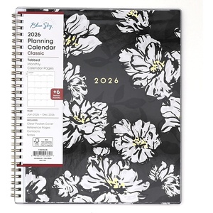 Blue Sky 2027 Monthly Planner Calendar, 8″x10″, Baccara Dark(Baccara Dark- 2026)
