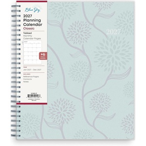 Blue Sky 2027 Monthly Planner Calendar, 8″x10″, Rue Du Flore(Rue Du Flore- 2027)