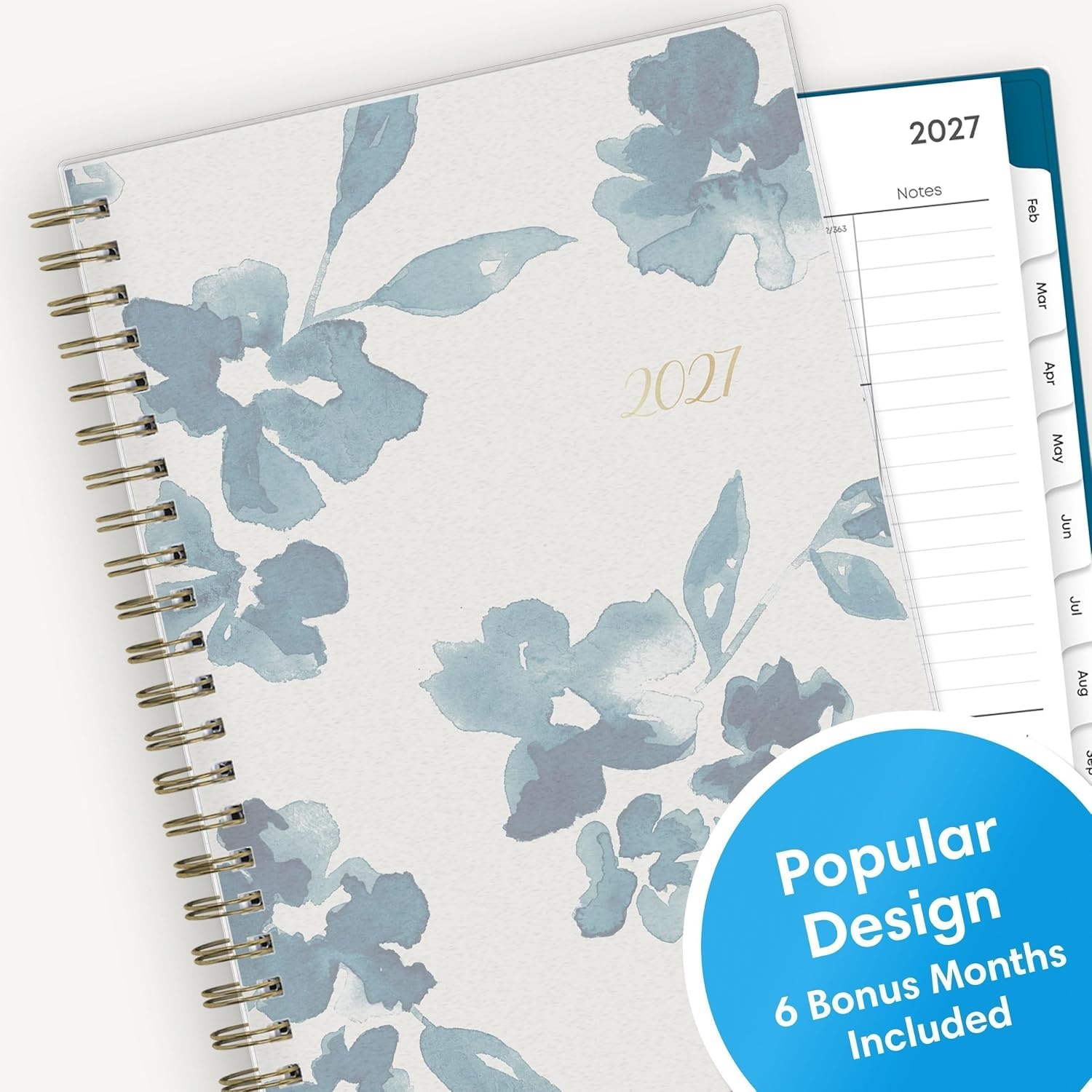 image:imageBlue Sky 2027 Weekly amp Monthly Planner Calendar 5x8 Bakah BlueBakah Blue 2027