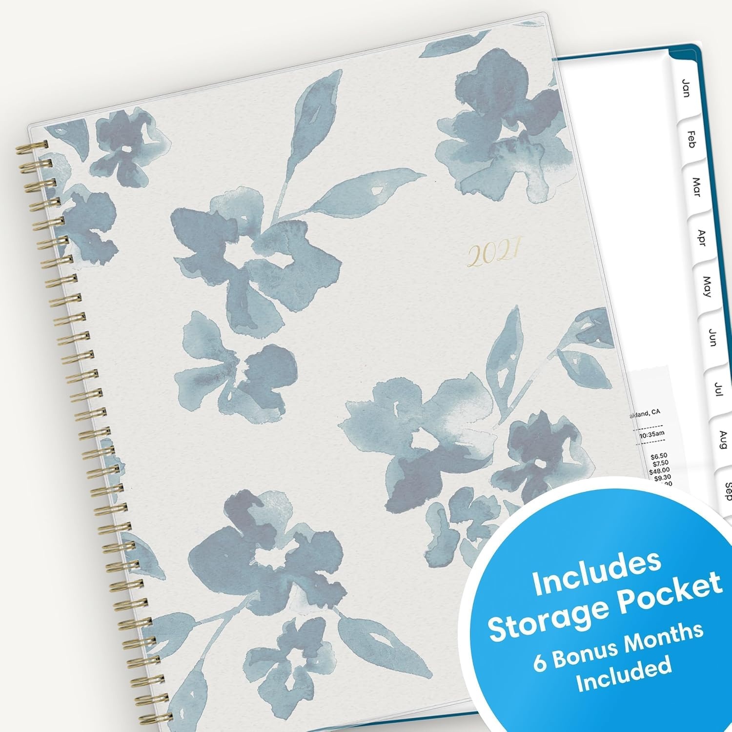 image:imageBlue Sky 2027 Weekly amp Monthly Planner Calendar 5x8 Bakah BlueBakah Blue 2027
