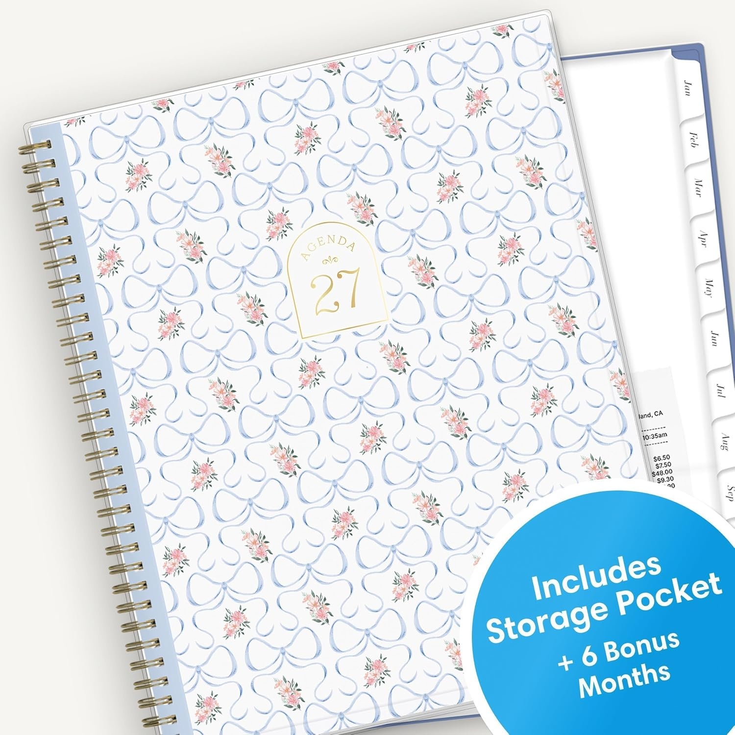 image:imageBlue Sky 2027 Weekly amp Monthly Planner Calendar 5x8 ElenoraElenora 2027