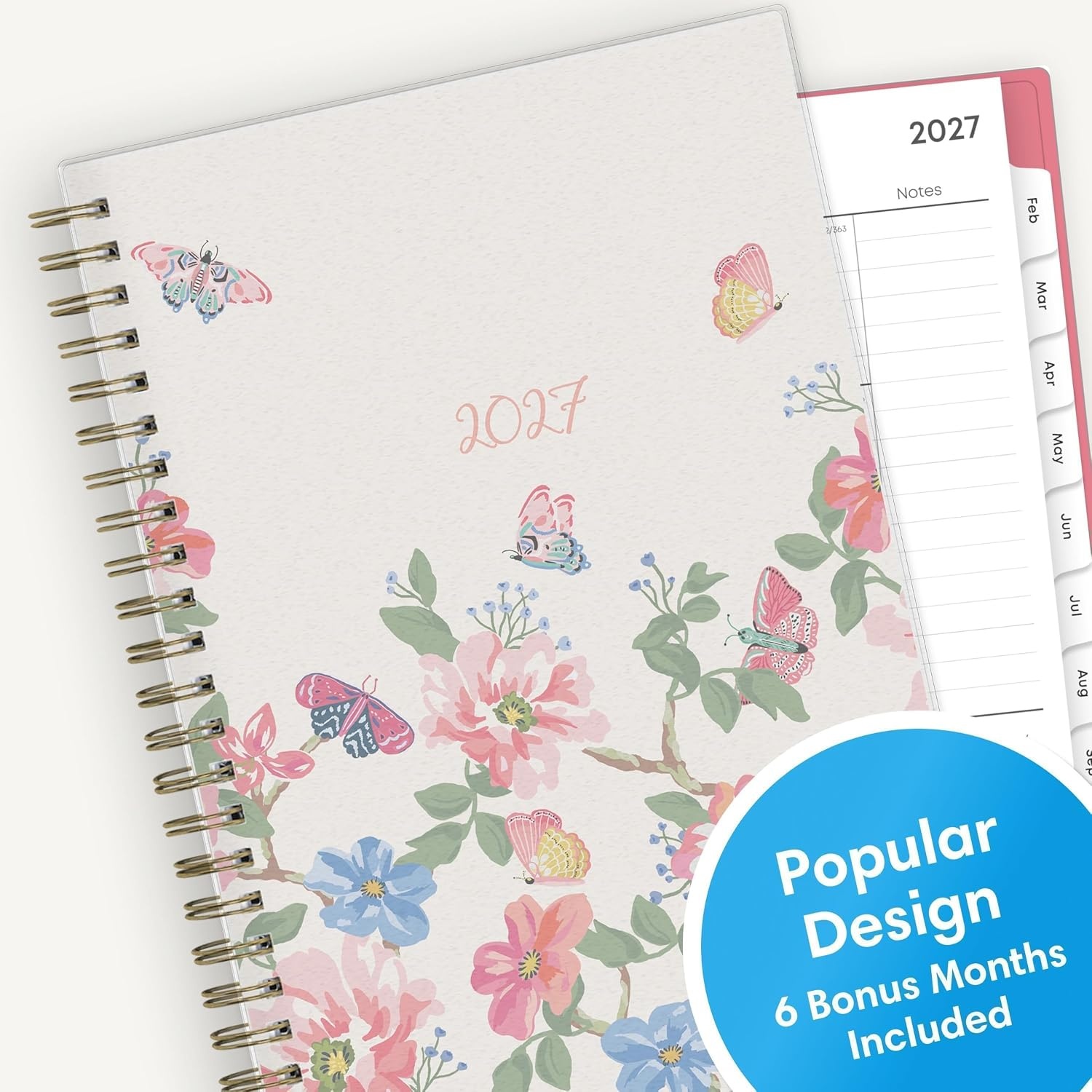 image:imageBlue Sky 2027 Weekly amp Monthly Planner Calendar 5x8 Fly ByFly By 2027