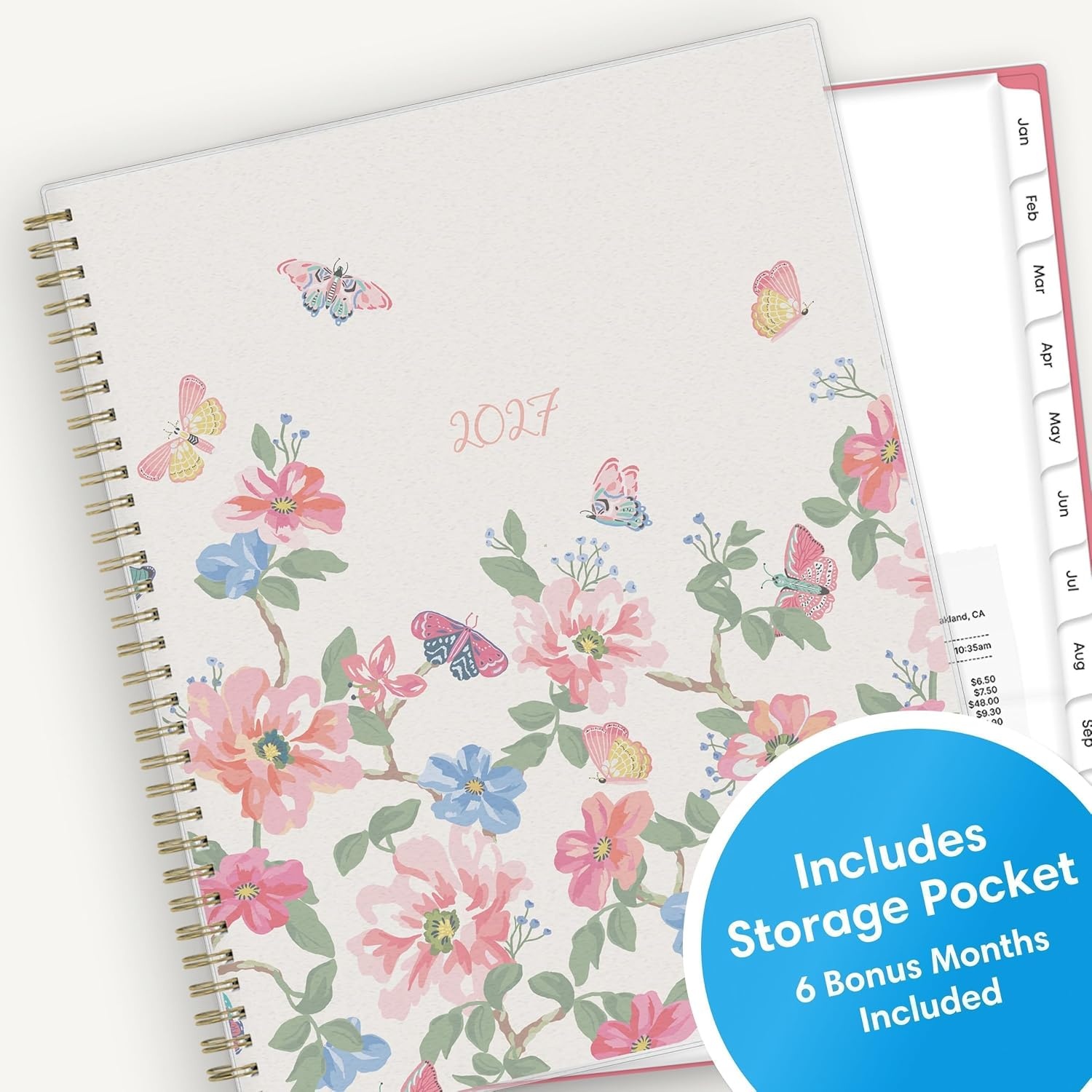 image:imageBlue Sky 2027 Weekly amp Monthly Planner Calendar 5x8 Fly ByFly By 2027
