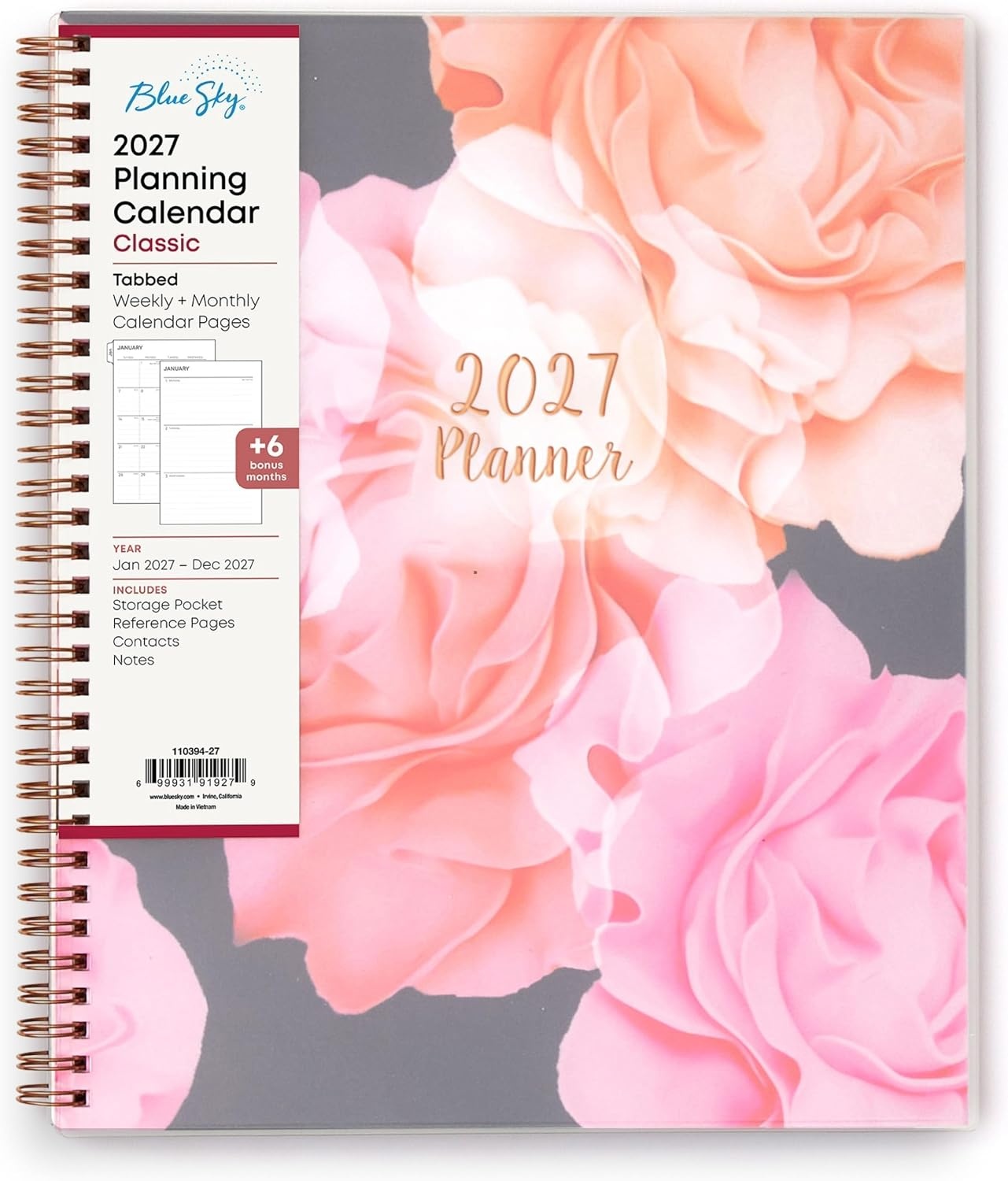 image:imageBlue Sky 2027 Weekly amp Monthly Planner Calendar 5x8 JoselynJoselyn 2027