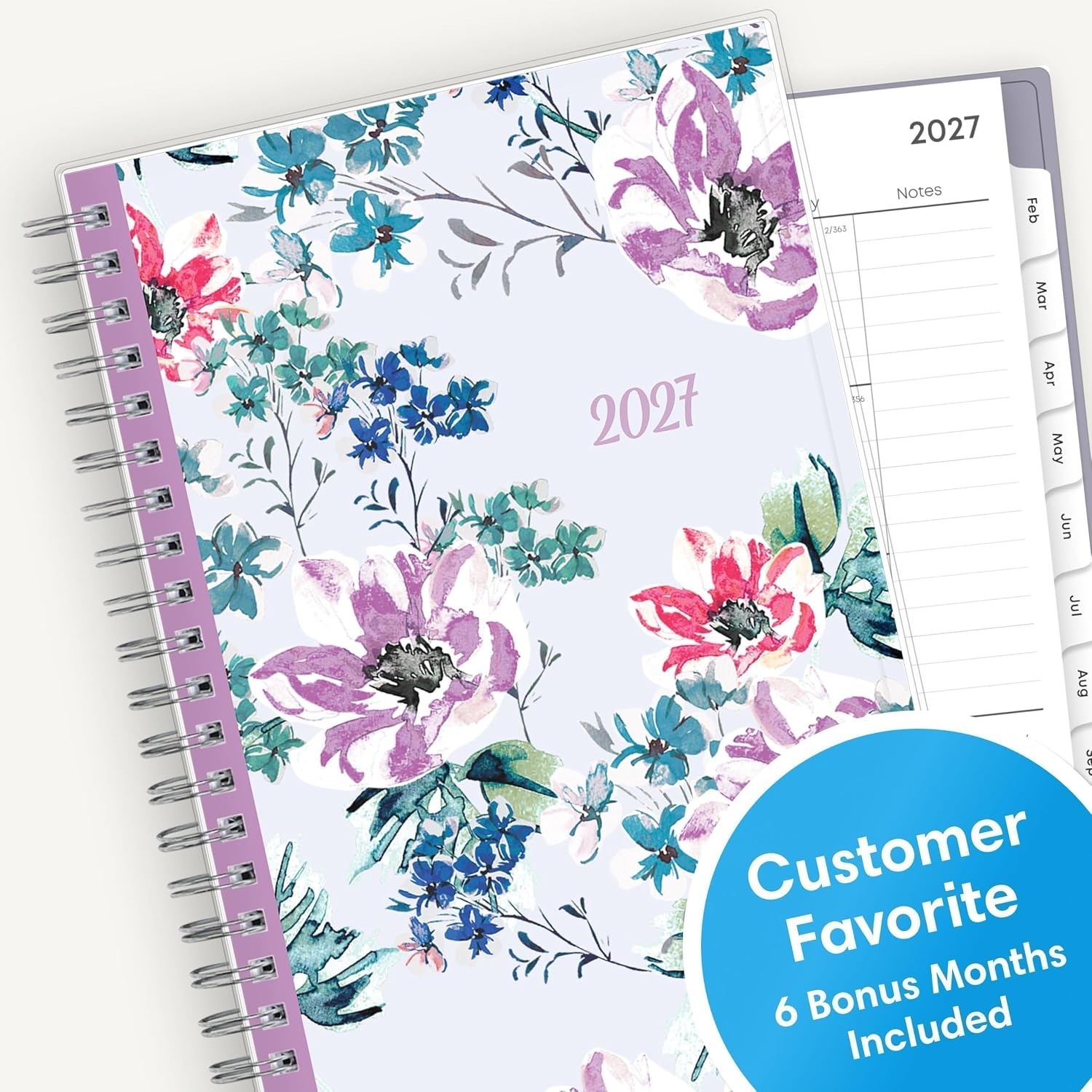 image:imageBlue Sky 2027 Weekly amp Monthly Planner Calendar 5x8 LailaLaila 2027