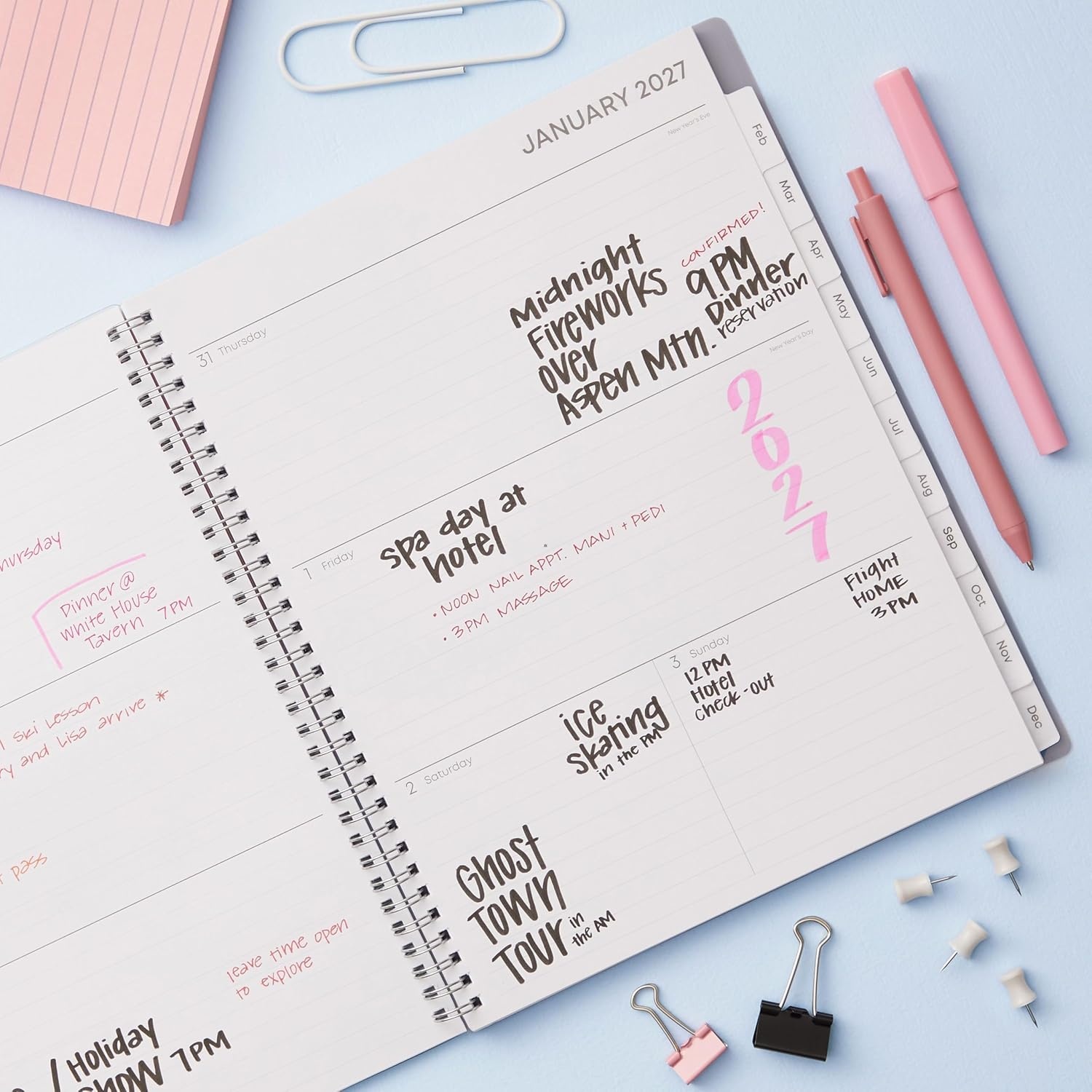 image:imageBlue Sky 2027 Weekly amp Monthly Planner Calendar 5x8 Rue Du FloreRue Du Flore 2027