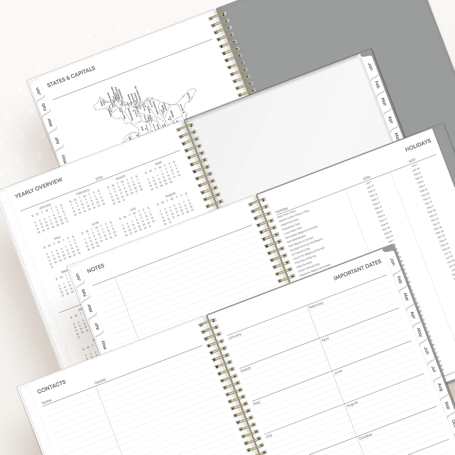 image:imageBlue Sky 2027 Weekly amp Monthly Planner Calendar 5x8 SophieSophie 2026